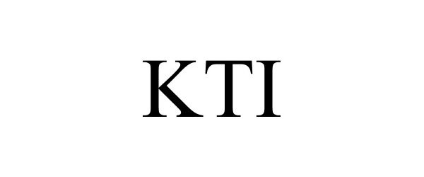 Trademark Logo KTI