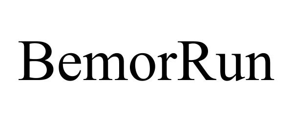 Trademark Logo BEMORRUN