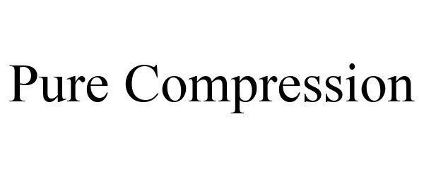 Trademark Logo PURE COMPRESSION