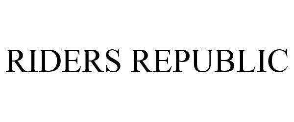 Trademark Logo RIDERS REPUBLIC