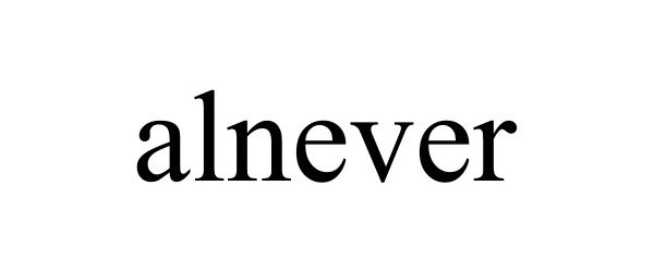Trademark Logo ALNEVER