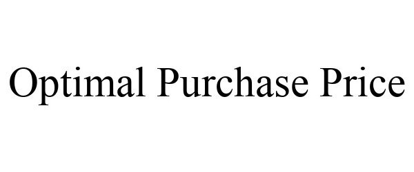 Trademark Logo OPTIMAL PURCHASE PRICE