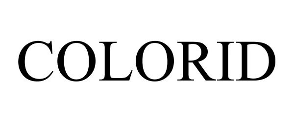 Trademark Logo COLORID