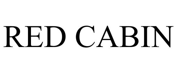 Trademark Logo RED CABIN