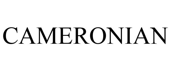 Trademark Logo CAMERONIAN