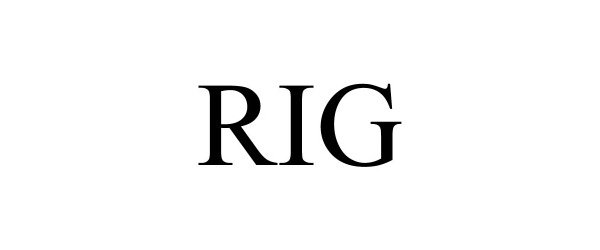 Trademark Logo RIG