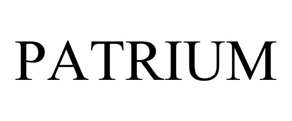 Trademark Logo PATRIUM