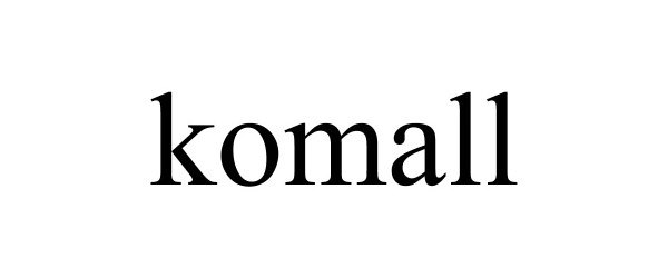 Trademark Logo KOMALL