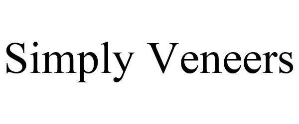 Trademark Logo SIMPLY VENEERS