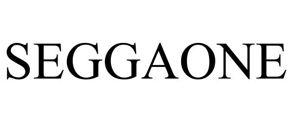 Trademark Logo SEGGAONE