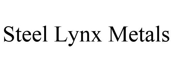 Trademark Logo STEEL LYNX METALS