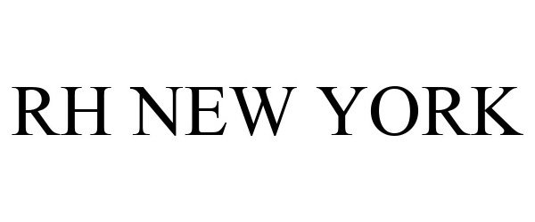 Trademark Logo RH NEW YORK