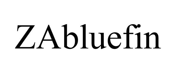 Trademark Logo ZABLUEFIN