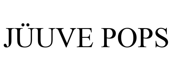 Trademark Logo JÜUVE POPS