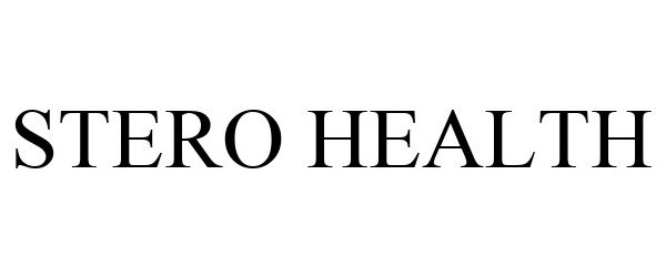 Trademark Logo STERO HEALTH