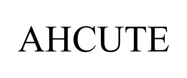 Trademark Logo AHCUTE