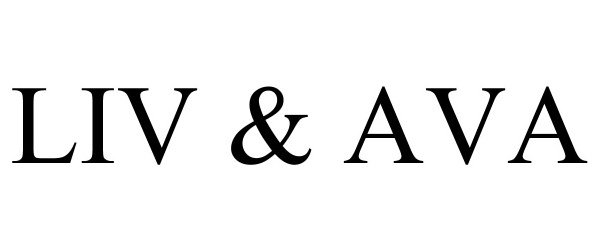 Trademark Logo LIV & AVA