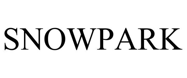 Trademark Logo SNOWPARK