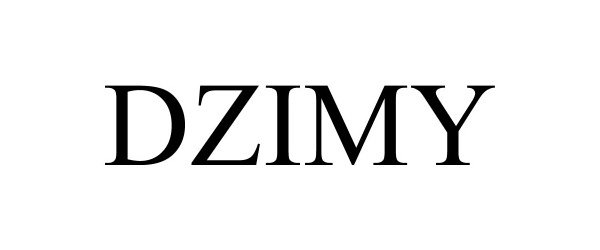 Trademark Logo DZIMY