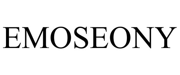 Trademark Logo EMOSEONY