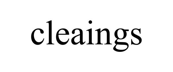  CLEAINGS
