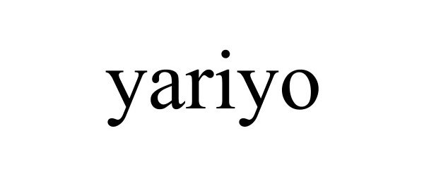 Trademark Logo YARIYO