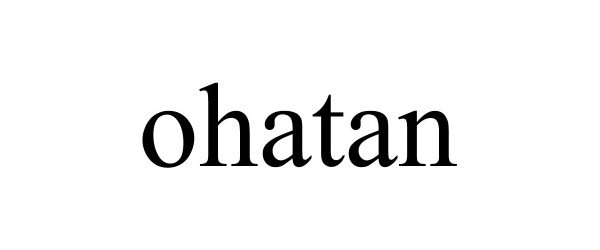 Trademark Logo OHATAN