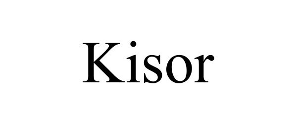 Trademark Logo KISOR