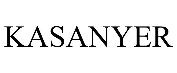 Trademark Logo KASANYER