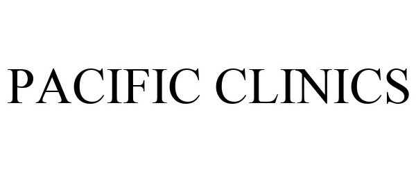 Trademark Logo PACIFIC CLINICS