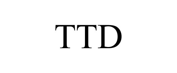 Trademark Logo TTD