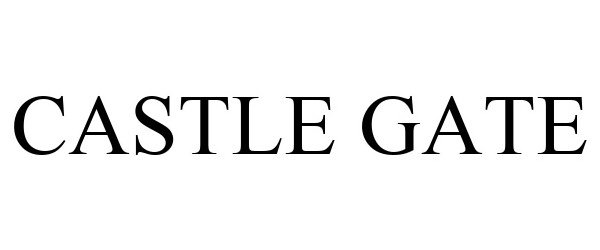 Trademark Logo CASTLE GATE