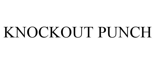  KNOCKOUT PUNCH