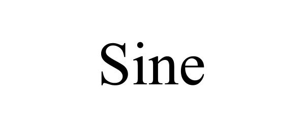 Trademark Logo SINE