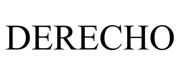 Trademark Logo DERECHO