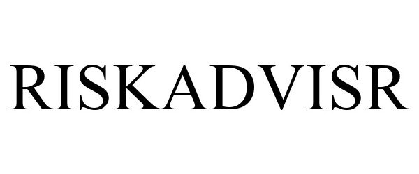 Trademark Logo RISKADVISR