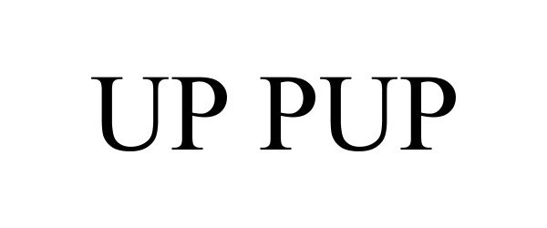 Trademark Logo UP PUP