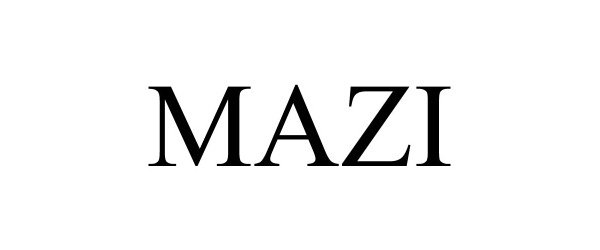 Trademark Logo MAZI