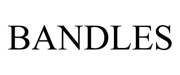 Trademark Logo BANDLES