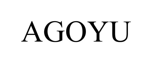 Trademark Logo AGOYU