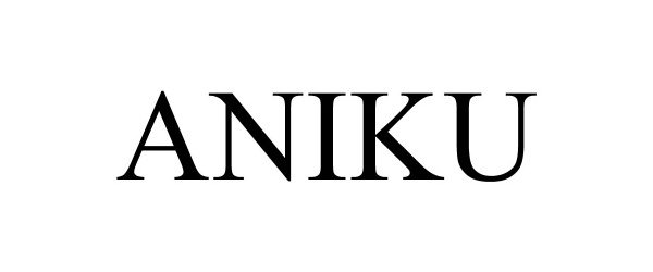 Trademark Logo ANIKU