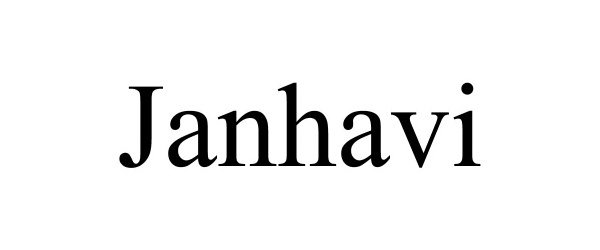 Trademark Logo JANHAVI