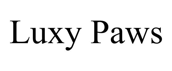 Trademark Logo LUXY PAWS