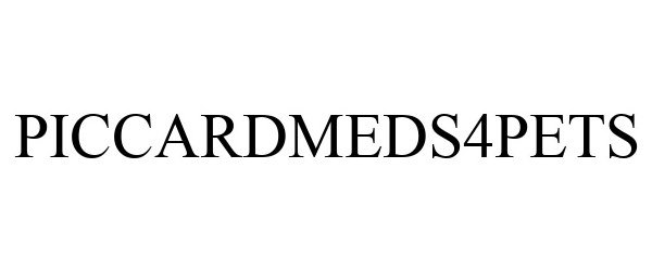 Trademark Logo PICCARDMEDS4PETS
