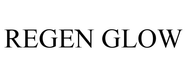 Trademark Logo REGEN GLOW