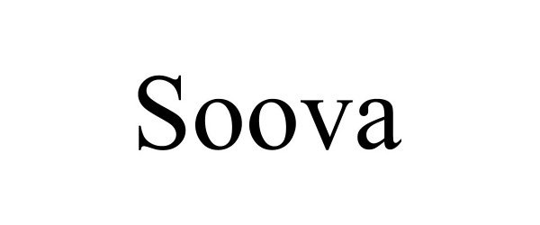 Trademark Logo SOOVA