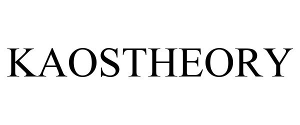 Trademark Logo KAOSTHEORY