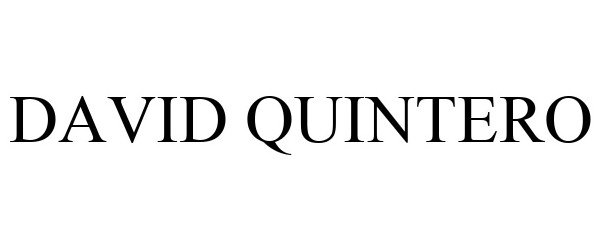 Trademark Logo DAVID QUINTERO