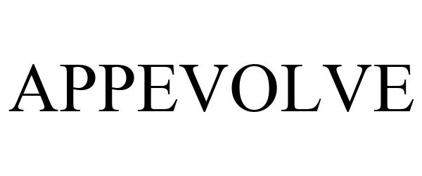 Trademark Logo APPEVOLVE