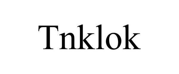 Trademark Logo TNKLOK